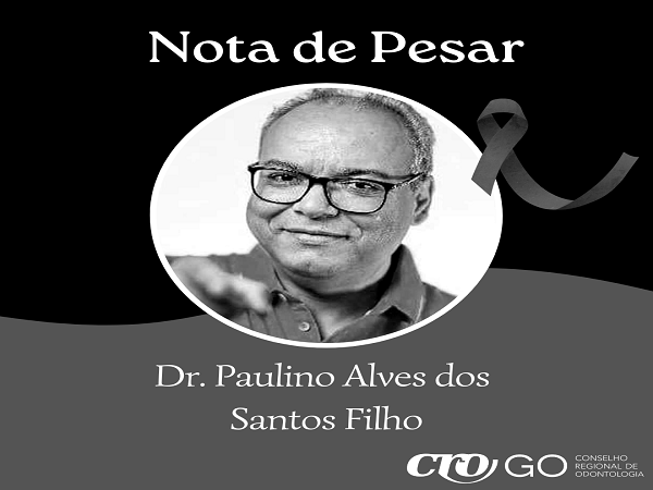 Nota de Pesar - Dr. Paulino Alves dos Santos Filho - 600 x 450